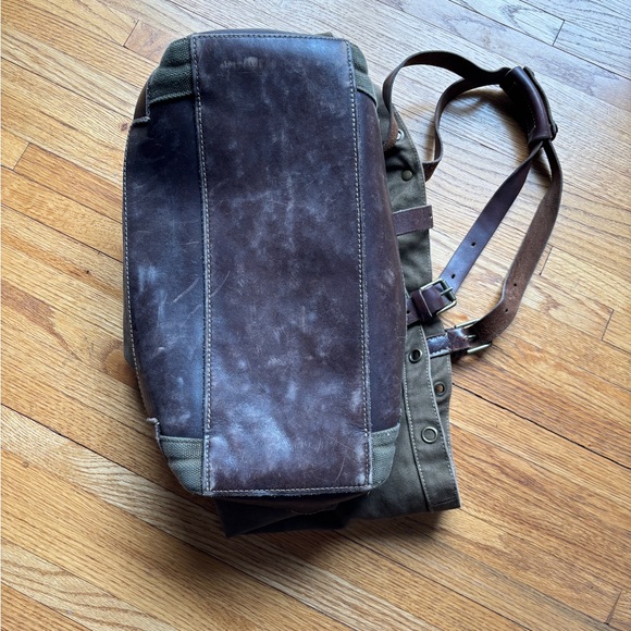 Ralph Lauren Leather and Canvas Tote Bag - Picture 5 of 9